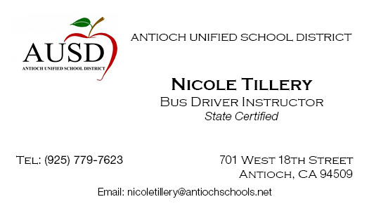 recreation of AUSD card